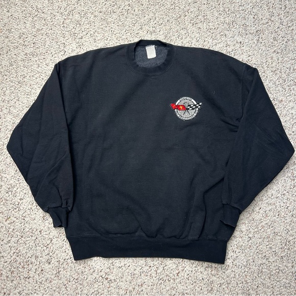 Corvette Other - Vintage Corvette 25th Anniversary 1978 Crewneck Sweatshirt Men’s XL/XXL Black